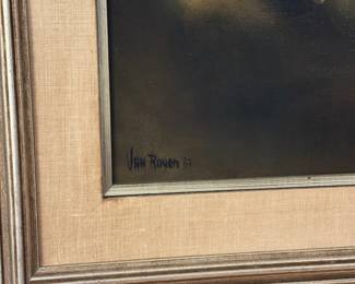 Framed (Pear) oil painting by Van Royen