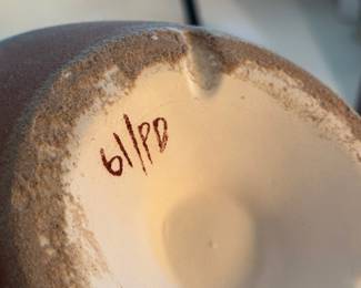 Navajo sandstone pottery vase