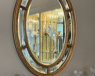 OVAL BEVELED MIRROR