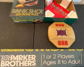 Vintage 1980 Parker Bros. Bank Shot Electric Pool