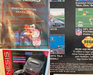 Genesis Sega Clean Box & Pamphlet Only