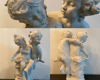 Resin Children Statue