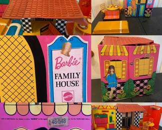 Vintage 1968 Barbie Family House