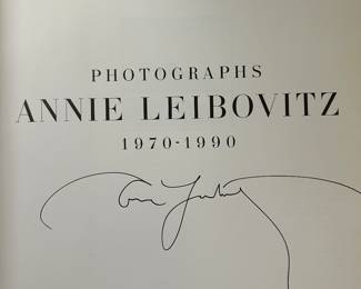 Signed by Annie Leibovitz