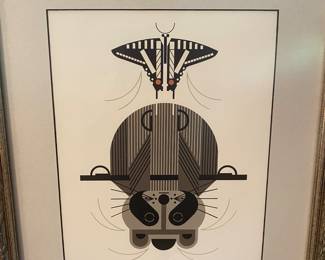 Charlie Harper 1922 to 2007 Ohio Artist signed and numbered.