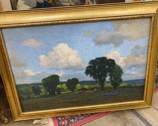 Fabulous oil on board signed S McCormick piers to be 1940s  to 1950s Possibly earlier