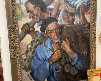 Molino Nunez Spanish artist 35“ x 45“ without the frame