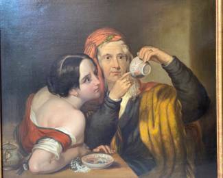 Early 19th century oil on canvas