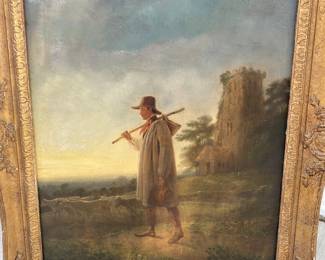 Julius Caesar Ibbetson Oil on board signed 1759 to 1817