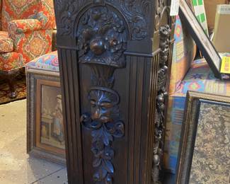 Fabulous 19 century carved pedestal