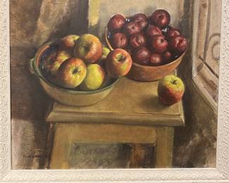 Beautiful oil on board signed