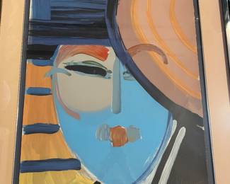 Peter Max signed and numbered lithograph 25 1/2” x 36”