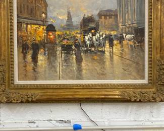 Vladimir Nasonov Russian artist, Paris lights