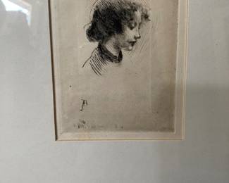 Paul Albert Besnard 1849 to 1934 signed