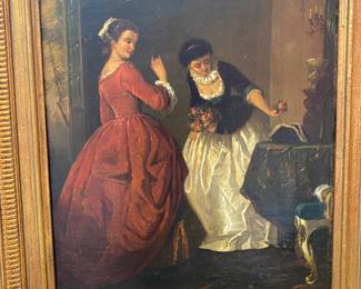 Early 19th century, possibly late 18th century oil on canvas