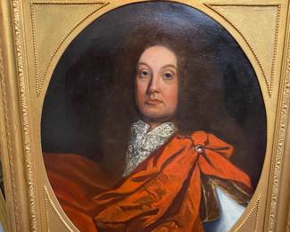 Very early 19th century oil on campus French king