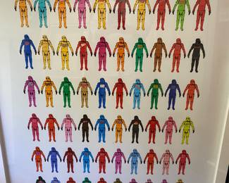 Entitled the love  troopers, signed, and numbered