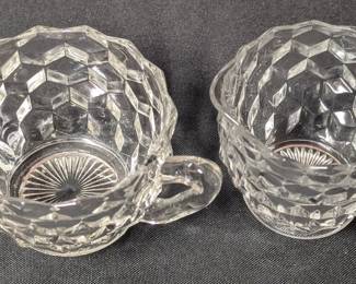 Vintage Fostoria Americana Sugar and Creamer