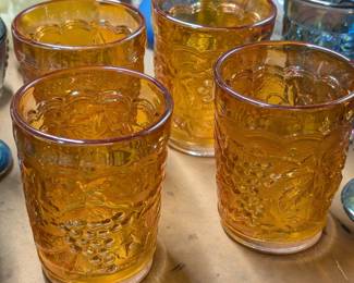 Vintage Imperial Glass Marigold Tumbler