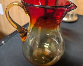 Blenko Amberina Pitcher