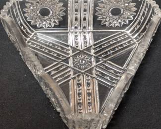 Vintage Etched Cut Glass