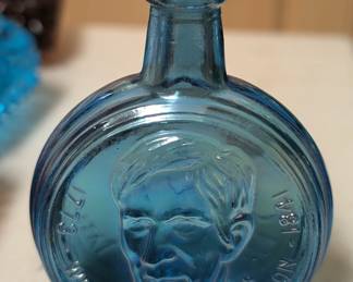 Vintage Wheaton Glass William Henry Harrison Bottle