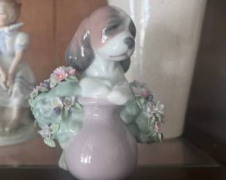 Lladro puppy dog take me home #6574