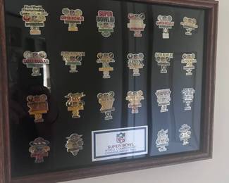 super bowl pin collection
