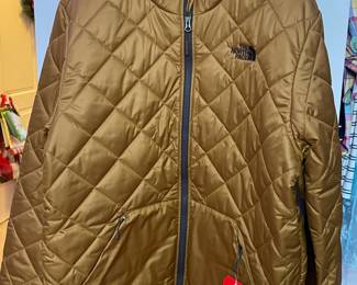 New Gold tone North Face Jacket , XL ~