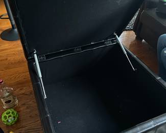 Additional view of storage in ottoman ~