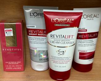 Large selection of high end health and beauty items.