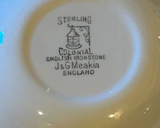 Sterling ironstone, made in England