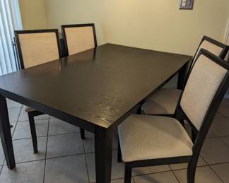 Table and 4 chairs - $180.