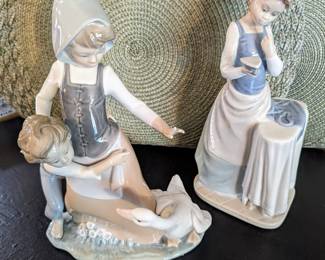 Avoiding the Goose (left) #5033 - $130 / Girl Ironing (right) #4981 = $140.