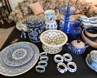 Blue and White Decor 