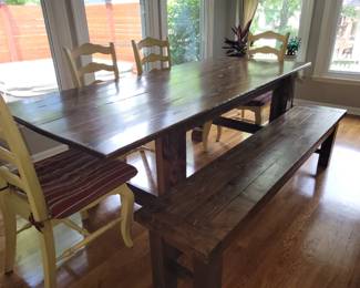 Kitchen table w/bench