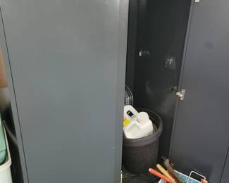 Metal storage cabinet