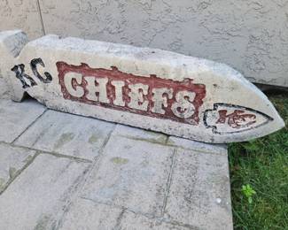 Stone KC Chiefs decor