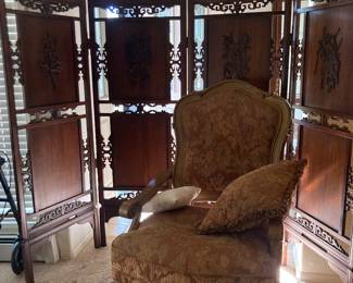 Beautiful carved oak divider