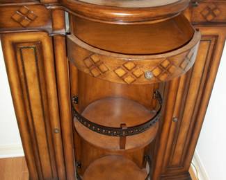 Center open and Drawer open