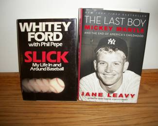 Whitey Ford and Micky Mantle Books