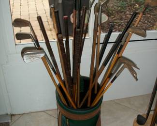 Antique/Vintage Wood shaft golf clubs.