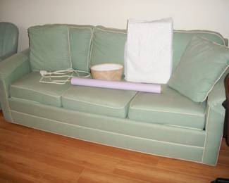 Miles Talbot Light Green Queen Sleeper Sofa