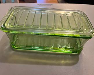 Assortment of Green Depression/Uranium Glass