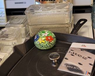 Staub 12" Grill Pan And Press