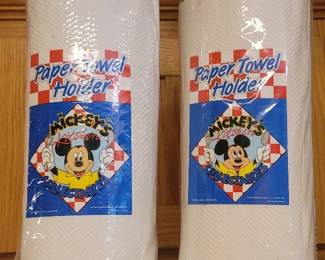 1987 The Walt Disney Company "Donald Duck" and "Mickey Mouse" Paper Towel Holder 