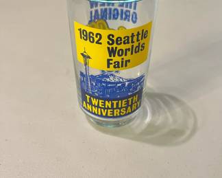 1962 Seattle World's Fair "20th Anniversary" Glass 
