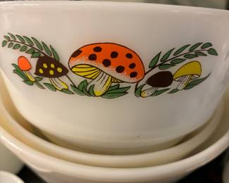 Fire King Merry Mushroom Mixing Bowl