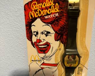 1984 Ronald Mcdonald’s Digital Wrist Watch
