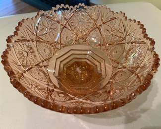 Assortment of Pink Depression Glass